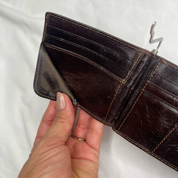 Tonelli Bifold Leather Wallet For Men Made in Italy #2767, classic, elegance - Picture 5 of 10